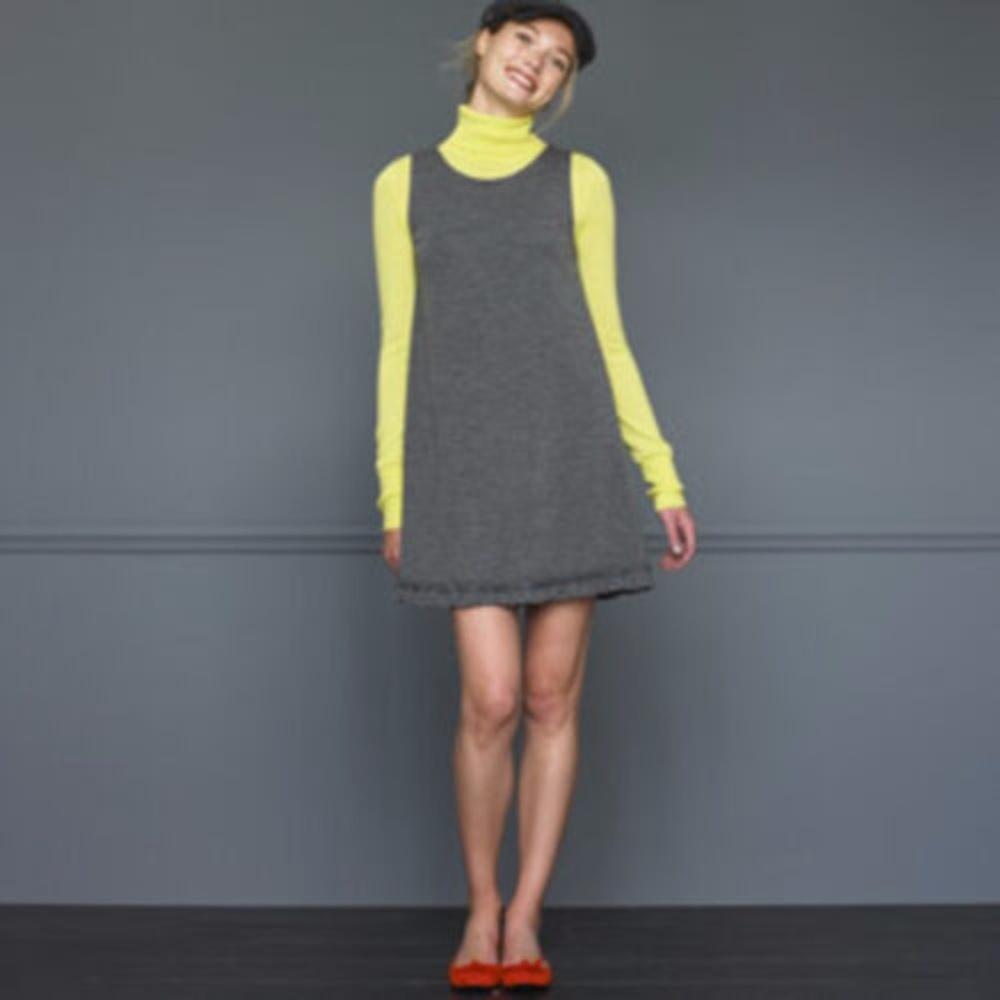 J. CREW WOOL JERSEY SHIFT DRESS - XS - Picture 1 of 7